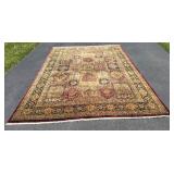 Large Persian Style Patchwork Area Rug Multi Medallion Design