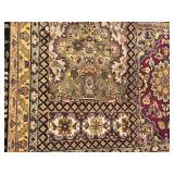 Large Persian Style Patchwork Area Rug Multi Medallion Design