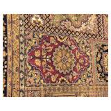 Large Persian Style Patchwork Area Rug Multi Medallion Design