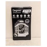 NEW DEGREE ULTRACLEAR + 5-IN-1 PROTECTION 5 PACK DEODORANT