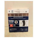 NEW COPPERFIT ELITE COMPRESSION KNEE SLEEVE S/M 2PK