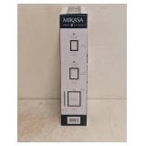 NEW MIKASA HOME ACCENTS METAL PICTURE FRAMES WITH ENAMEL WHITE 5PK