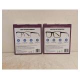 (2) NEW FOSTER GRANT +1.50 READING GLASSES 3PK