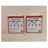 (2) NEW FOSTER GRANT +3.00 READING GLASSES 3PK