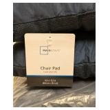 NEW MAINSTAYS CHAIR PAD BLUE DOUBLE SIDED 4 PACK
