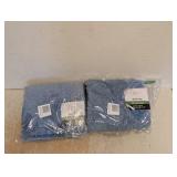 2 NEW MAINSTAYS BATH RUG BLUE