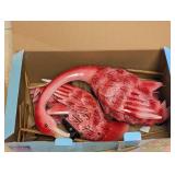 NEW EVERGREEN SOLAR LED FLAMINGO PAIR