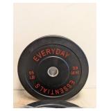 (2) NEW EVERYDAY ESSENTIALS 55LBS RUBBER BUMPER PLATE WEIGHTS