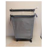 (2) SEVILLE CLASSICS 2 SECTION LAUNDRY HAMPER