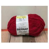 NEW YARNSPIRATIONS BERNAT BLANKET RED