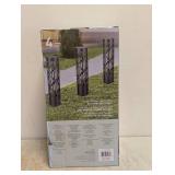 SOLAR PATHWAY LIGHTS WITH ROTATING LIGHT EFFECT 4 PACK