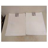 (2) NEW PURELY INDULGENT BATH MAT WHITE