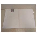 (2) NEW PURELY INDULGENT BATH MAT WHITE