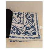 RUGGABLE MACHINE WASHABLE AREA RUG WITH SLIPMAT DELPHINA DELFT BLUE