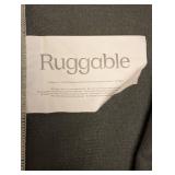RUGGABLE MACHINE WASHABLE AREA RUG WITH SLIPMAT DELPHINA DELFT BLUE