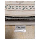 NEW WYATT & ASH MACHINE WASHABLE AREA RUG ZINNIA
