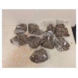 (9) FNGZ MICROFIBER CLOTHS BROWN