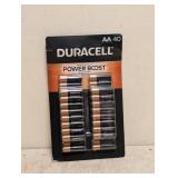 NEW DURACELL AA BATTERIES 40PK