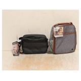 NEW SWISS GEAR DUAL COMPARTMENT DOBB KIT & ACORN STREET INSULATED LUNCH BAG