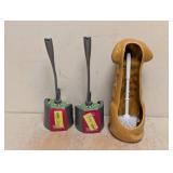 (3) ASSORTED TOILET BOWL BRUSHES