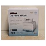 NEW KIRKLAND SIGNATURE DRY FACIAL TOWELS 200CT