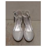NEW CAT & JACK GIRLS SHOES SIZE 1 WHITE/HAZEL