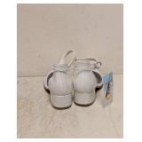 NEW CAT & JACK GIRLS SHOES SIZE 1 WHITE/HAZEL