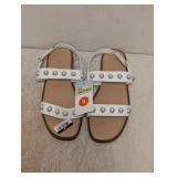 NEW CAT & JACK KIDS EVE PEARL SANDALS SIZE 3