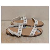 NEW CAT & JACK KIDS EVE PEARL SANDALS SIZE 3