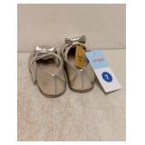 NEW CAT & JACK TODDLER SHOES SIZE 7 GOLD