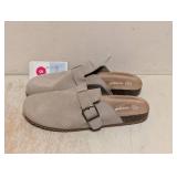 NEW CAT & JACK KIDS TATE CLOGS SIZE 5 SUEDE LEATHER