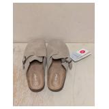 NEW CAT & JACK KIDS TATE CLOGS SIZE 5 SUEDE LEATHER