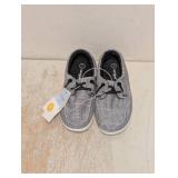 NEW CAT & JACK BOYS BRIAR SLIP ON SIZE 1 GRAY
