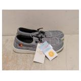NEW CAT & JACK BOYS BRIAR SLIP ON SIZE 1 GRAY