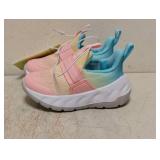 NEW ALL IN MOTION TODDLER DANNIE SLIP SIZE 5 PINK MULTI