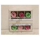 NEW KATIE KIME WICKED ROSE SCENTED TULIP BATH PEDALS 9PK