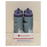 NEW CHAMPION QUENCH SQUEEZE BOTTLE 24OZ 4PK BLUE