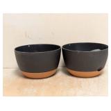 NEW SELF WATERING HANGING PLANT POT 2PK 245MMx145MM