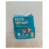 NEW MALE WRAP DISPOSABLE 24PK