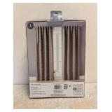 NEW BHG CURTAIN PANEL BROWN
