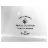 27 Piece Royal Doulton Platinum Set