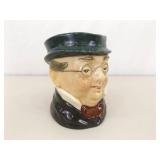 2 Royal Doulton 4' and 3.5' Toby Mugs
