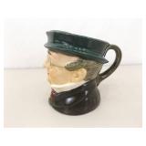 2 Royal Doulton 4' and 3.5' Toby Mugs