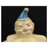 Vintage Pan American Clown Cookie Jar