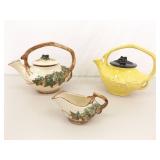 Lot of 2 Vintage McCoy Teapots