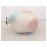 2 RARE 1957 Hull Pottery Corky Pig Banks