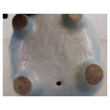 2 RARE 1957 Hull Pottery Corky Pig Banks
