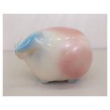 2 RARE 1957 Hull Pottery Corky Pig Banks