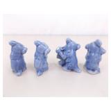 Lot of Vintage Miniature Porcelain Dog Figurines