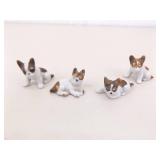 Lot of Vintage Miniature Porcelain Dog Figurines